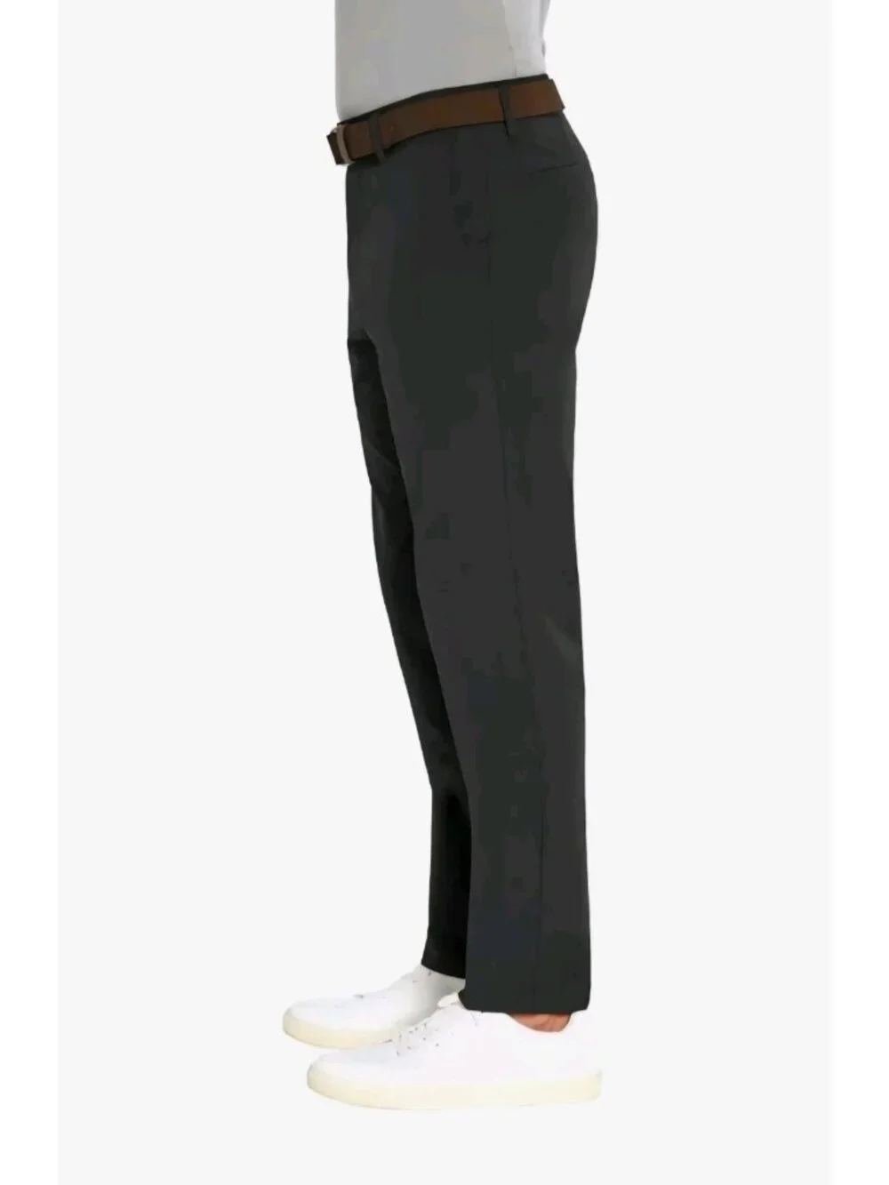 Banana Republic Flat Front Lightweight Pant Men's 34 x 30 Black Color